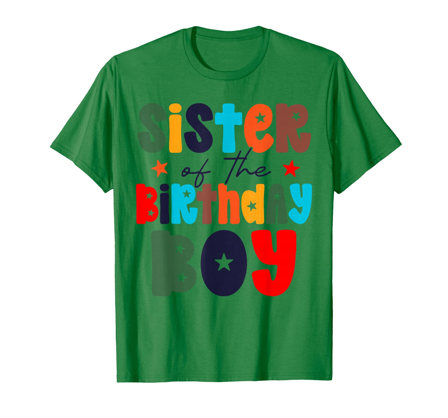 Sister of The Birthday Boy Matching Family Birthday Party T-Shirt