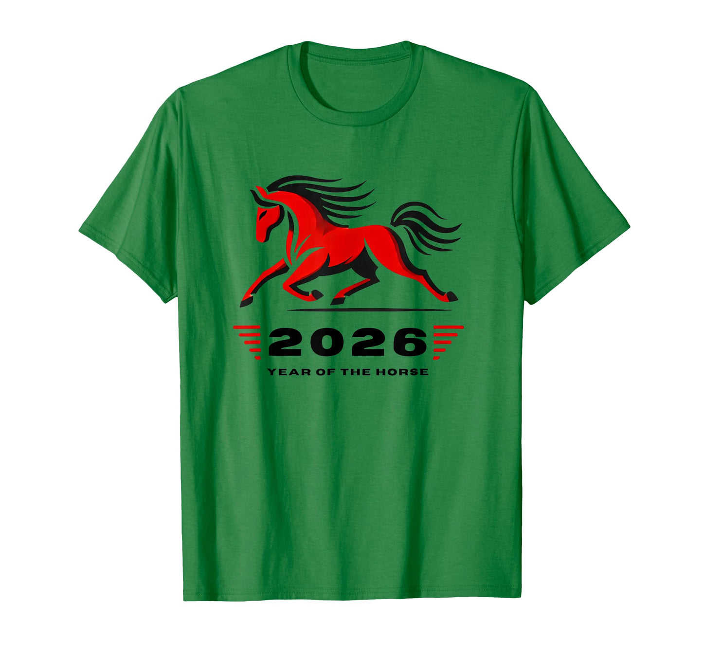 2026 Year of The Horse Running Stallion Lunar T-Shirt