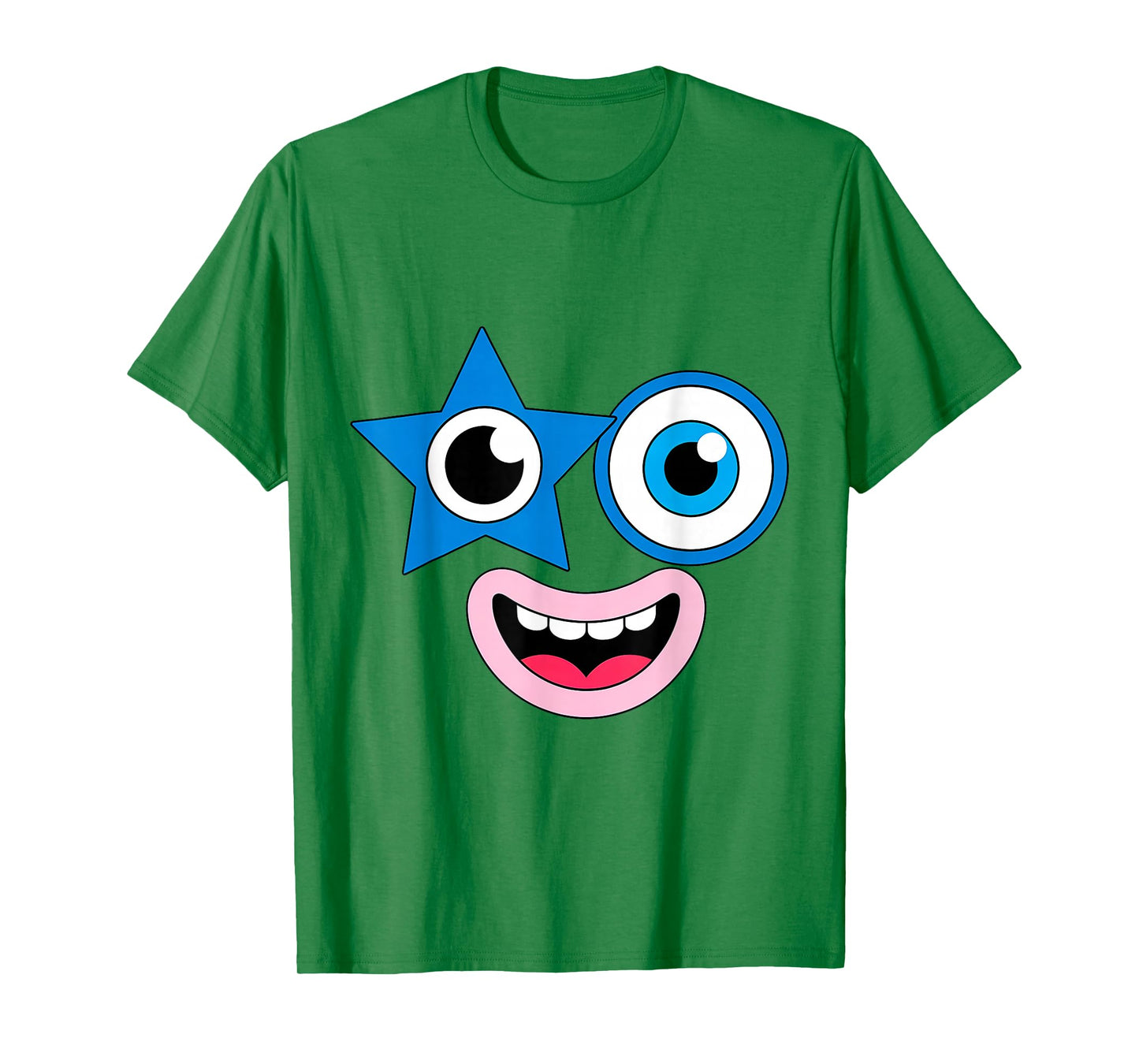 Funny Halloween Faces Costume Party Group Matching Cartoon T-Shirt