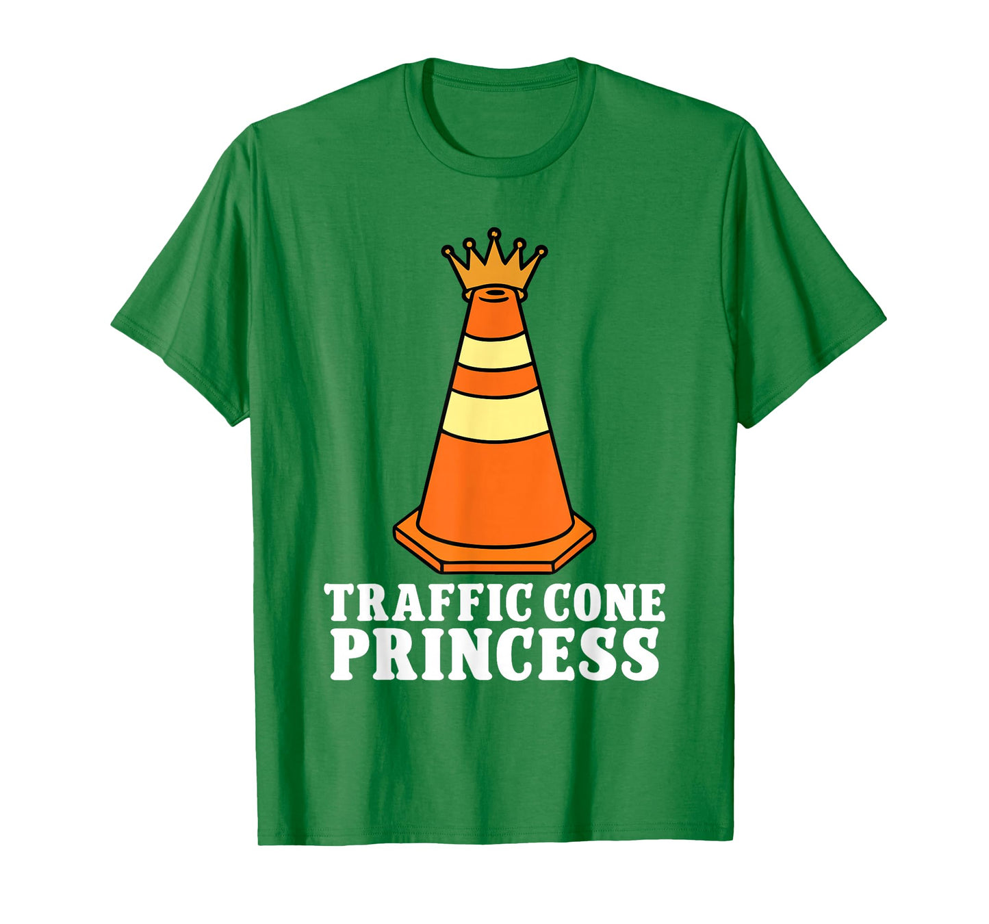 Traffic Cone Princess Funny Halloween Highway Cone T-Shirt