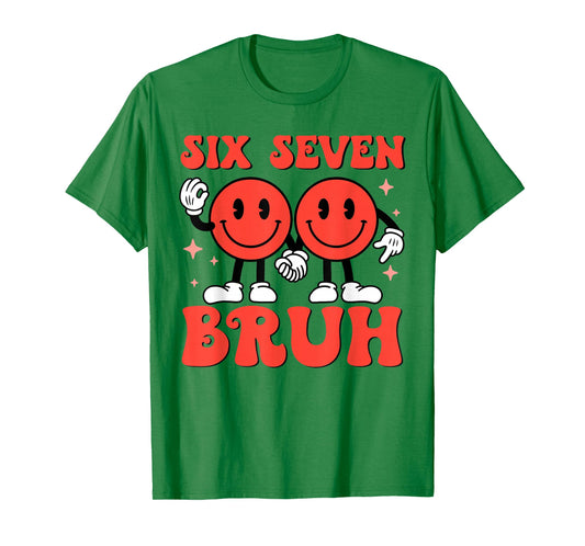 Valentine’s Day Funny 67 Meme Six Seven 6 7 Valentine Hearts T-Shirt