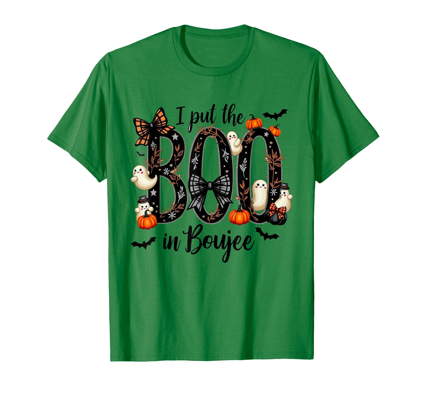 I Put the Boo in Boujee - Cute Ghost Halloween Fashion T-Shirt