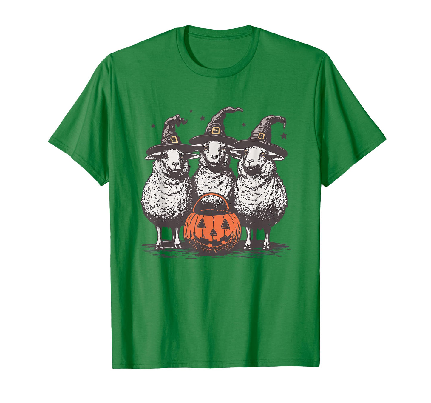 Witch Sheep Halloween Sheep Trick or Treat Sheep Farm Animal T-Shirt