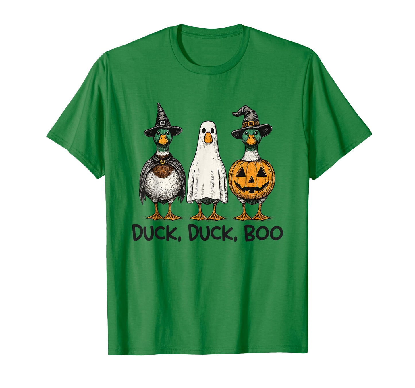 Duck Duck Boo Spooky Season Halloween Costume Duck Mallard T-Shirt