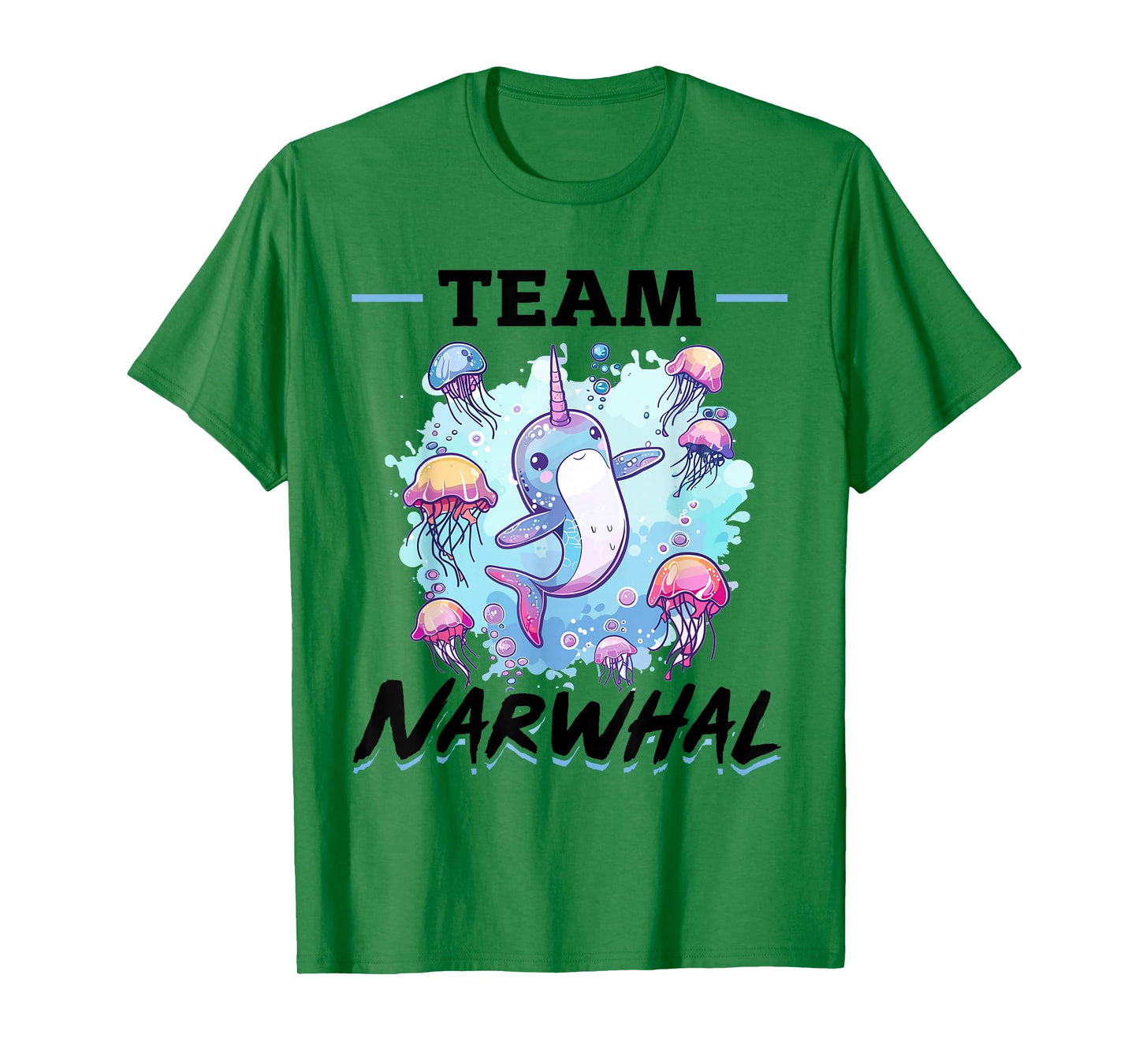 Funny Narwhal Jellyfish Animal Team Narwhal T-Shirt