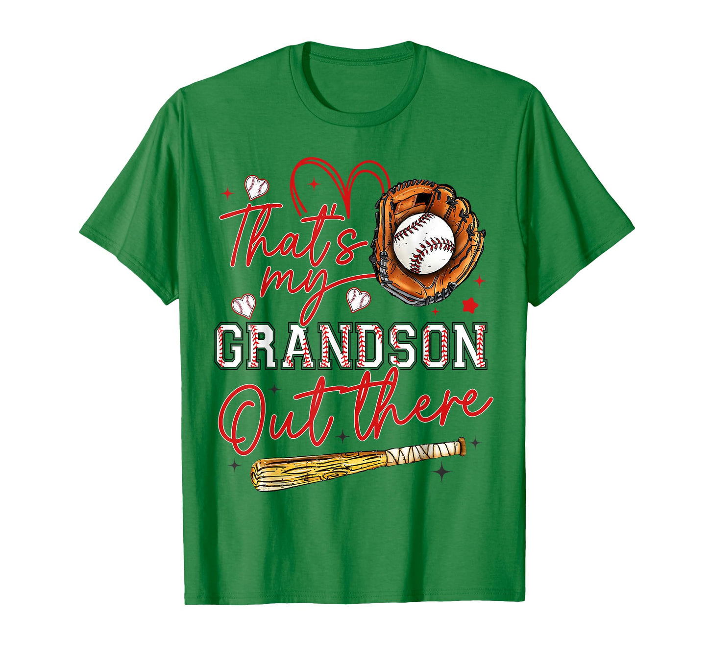 That's My Grandson Out There Baseball Grandma Mother's Day T-Shirt