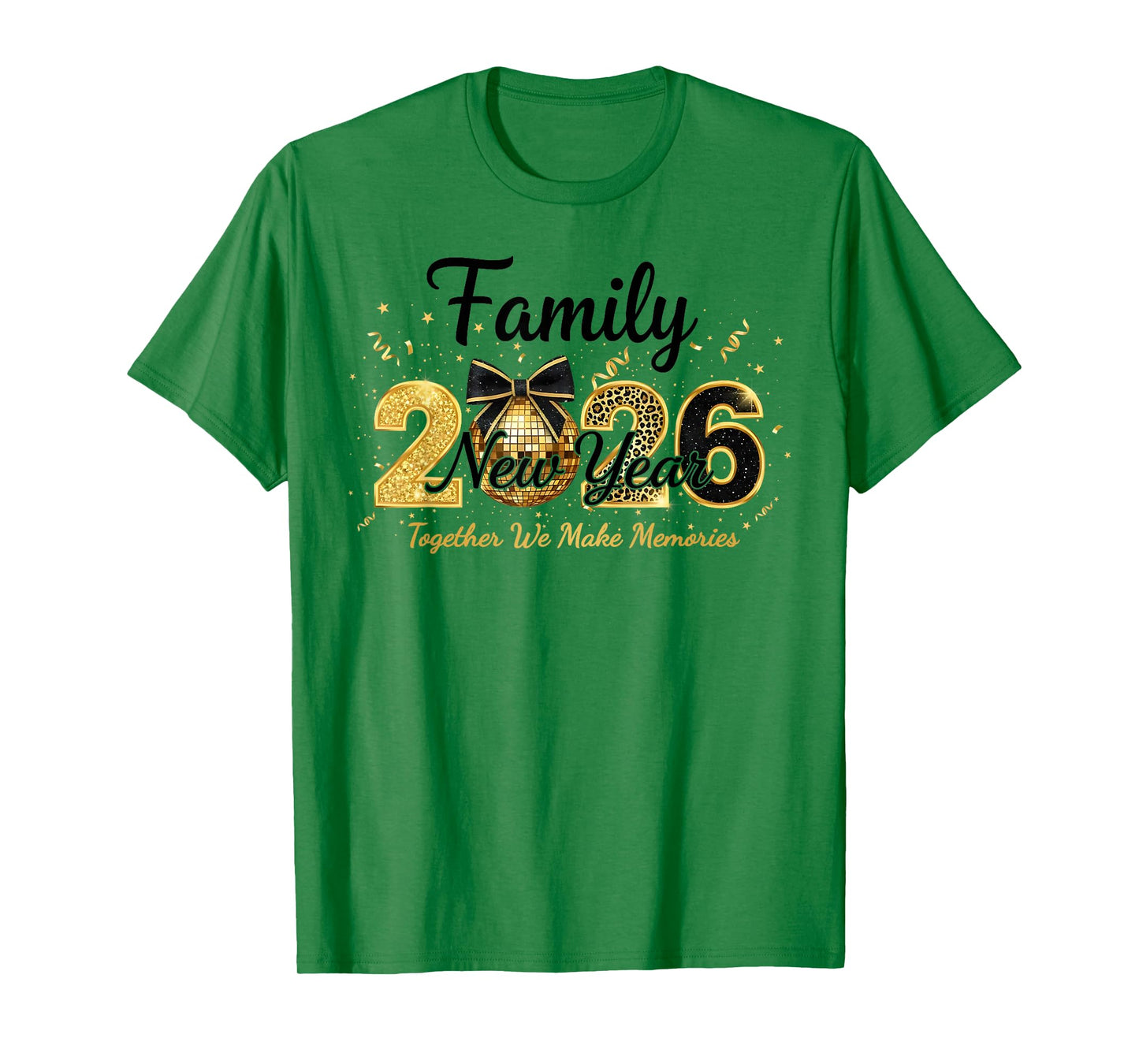 Happy New Year Crew 2026 New Year's Eve Family Matching T-Shirt