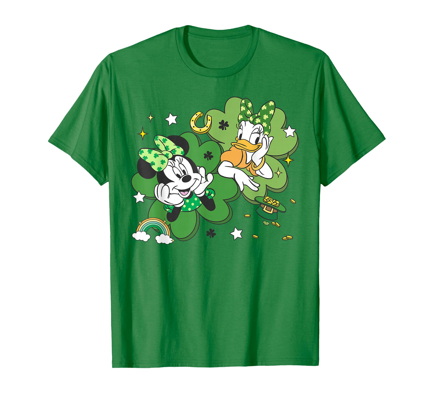 Disney Mickey and Friends St Patrick's Day Minnie Daisy Duck T-Shirt