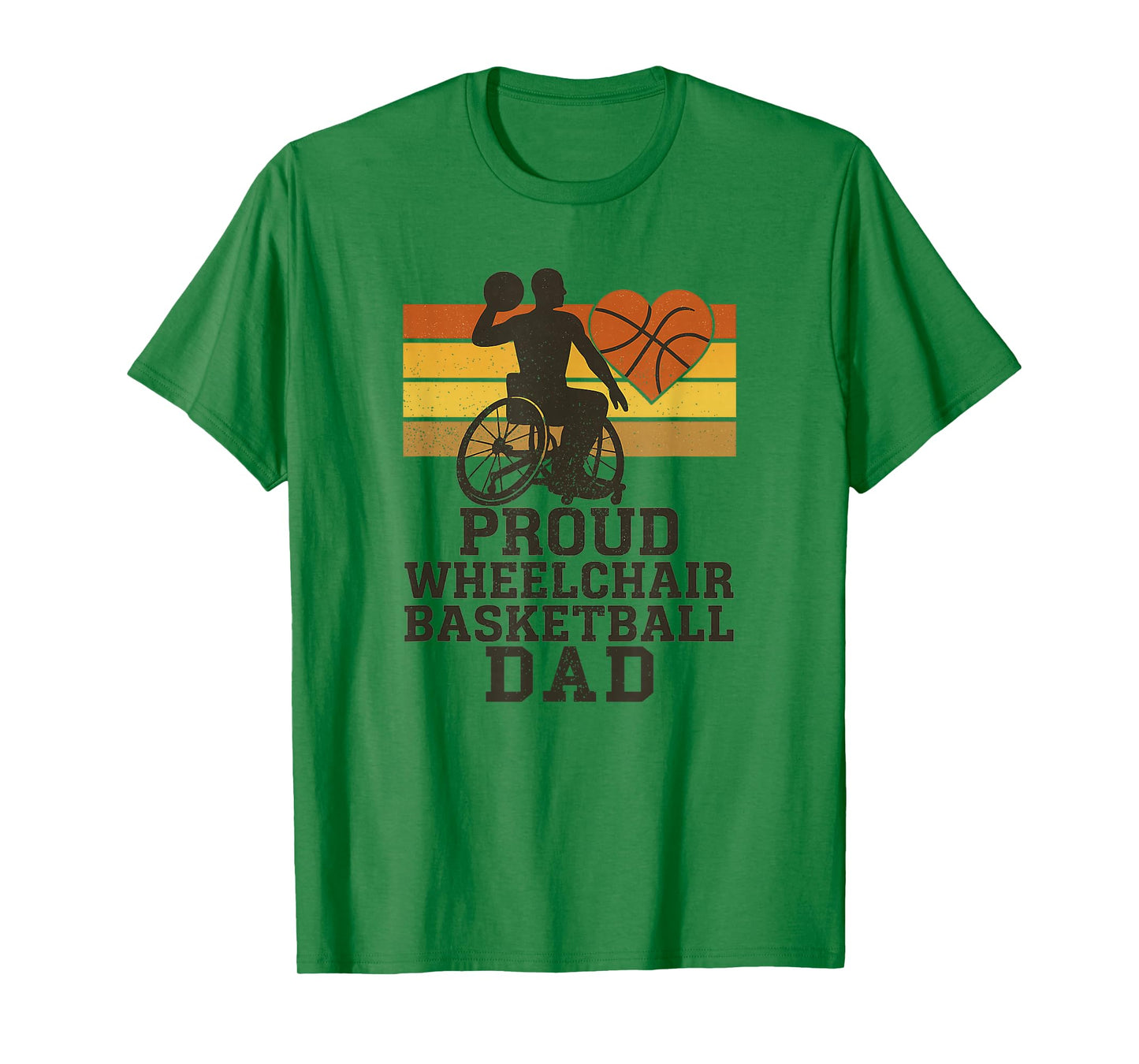 Boys Wheelchair Basketball Player Dad Proud Parent T-Shirt