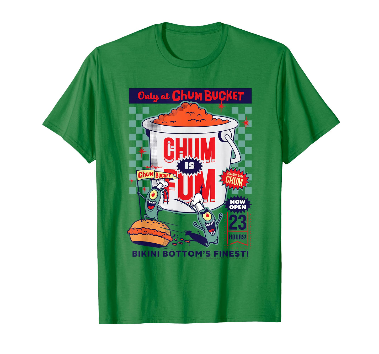 SpongeBob SquarePants Plankton Chum Bucket Chum is Fum T-Shirt