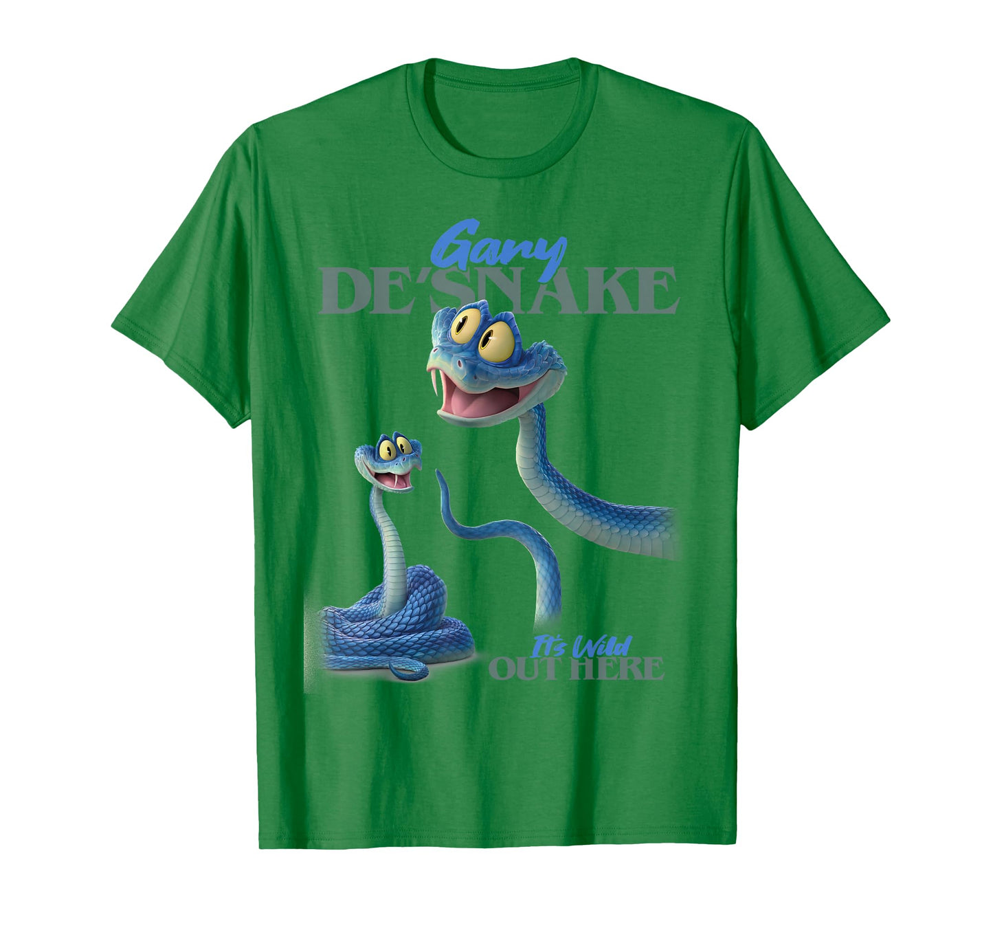 Disney Zootopia 2 Gary De'Snake It's Wild Out Here Smiling T-Shirt