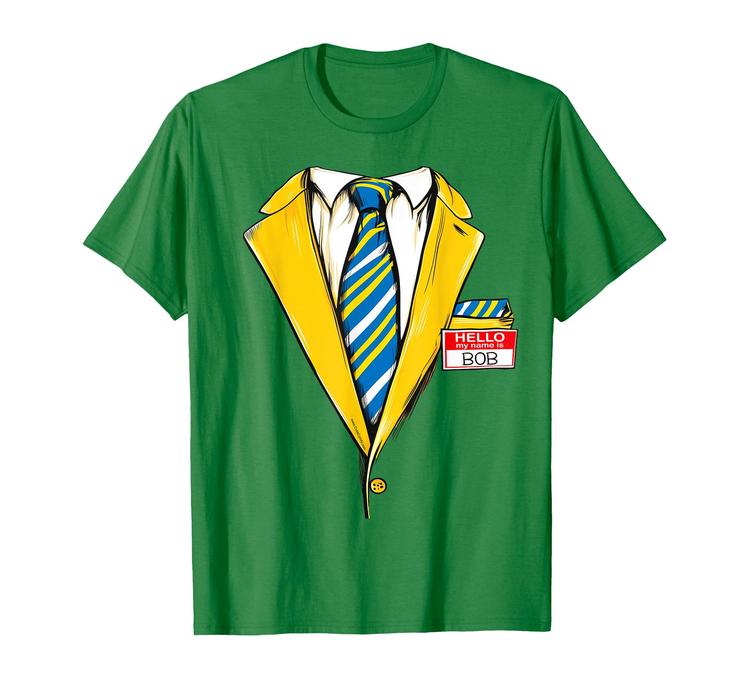 Yellow Bob Funny Halloween Costume Zombie Tuxedo Suit Tux T-Shirt
