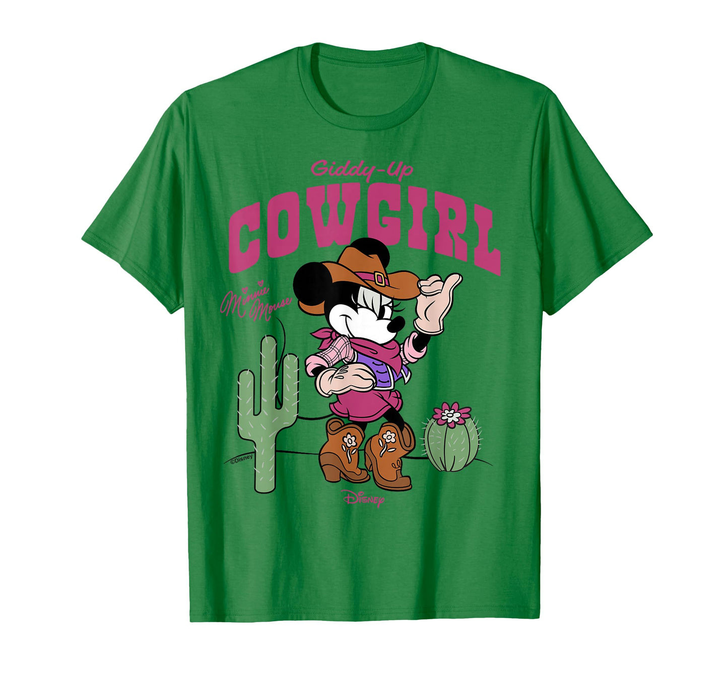 Disney Mickey and Friends Minnie Giddy-Up Cowgirl Western T-Shirt