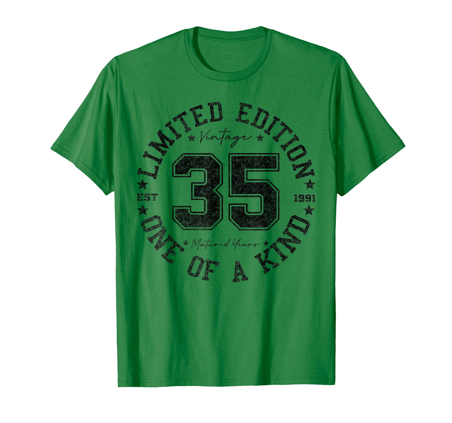 35 Year Old Gifts Vintage 1991 Limited Edition 35th Birthday T-Shirt