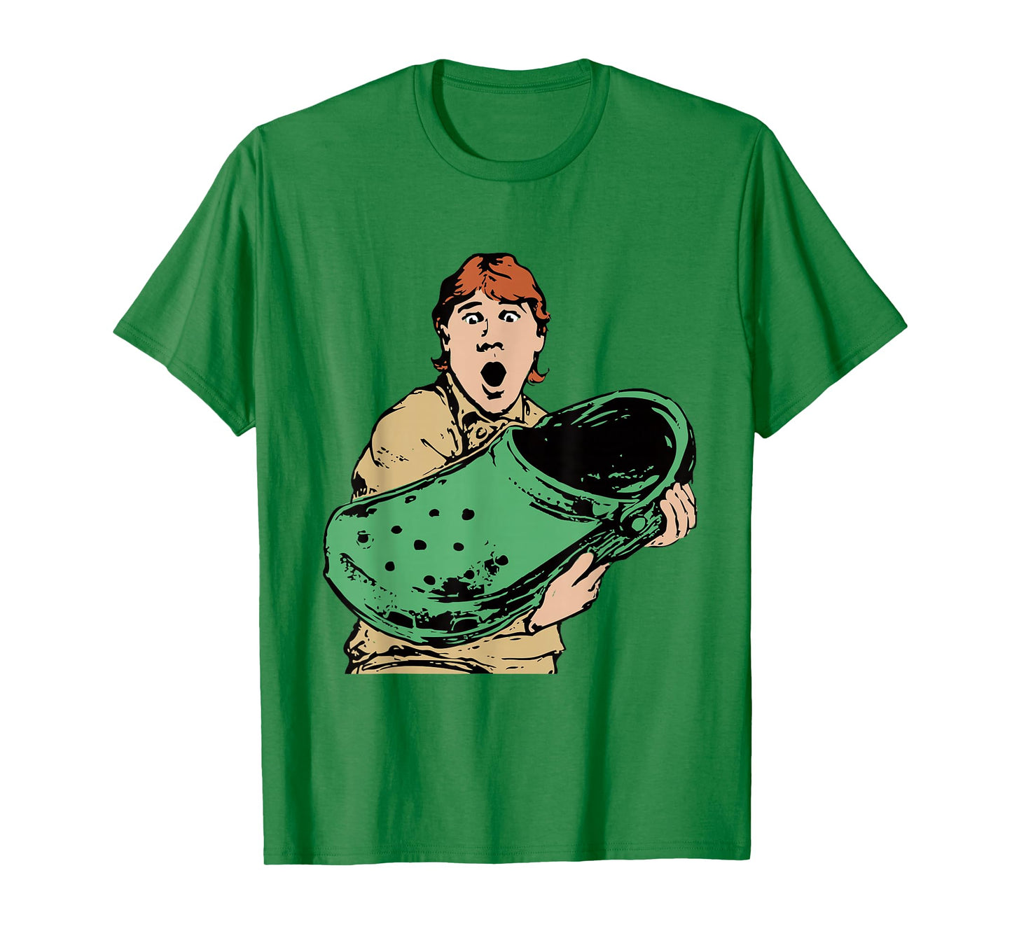 Crikey A Croc Funny Australian Crocodile Man T-Shirt