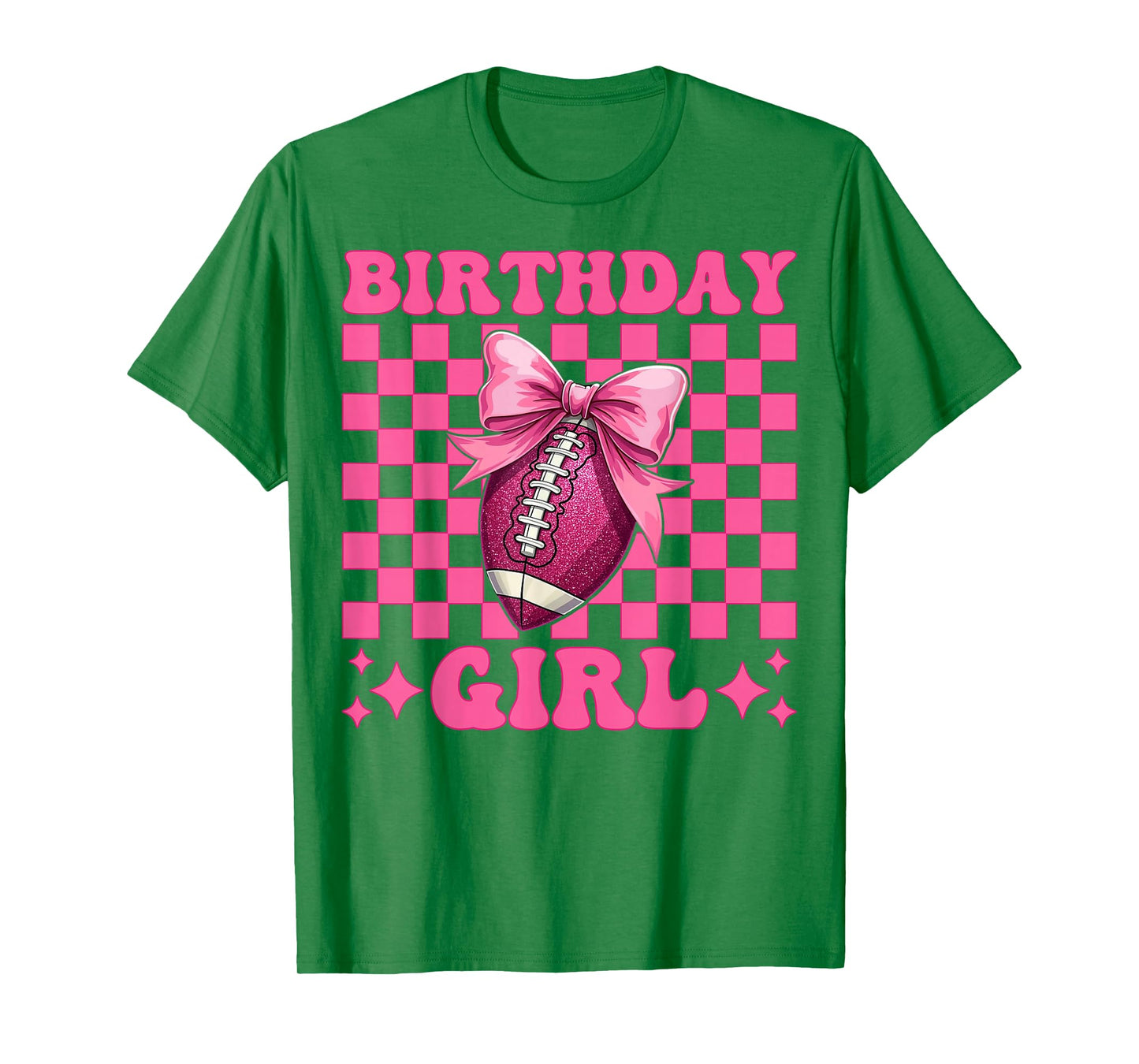 Birthday Girl American Football Girl T-Shirt