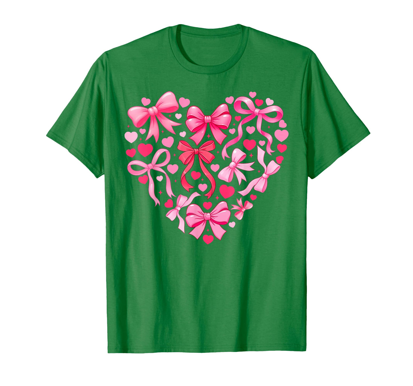Cute Pink Heart Love Coquette Valentine Outfit Women Girl Ki T-Shirt