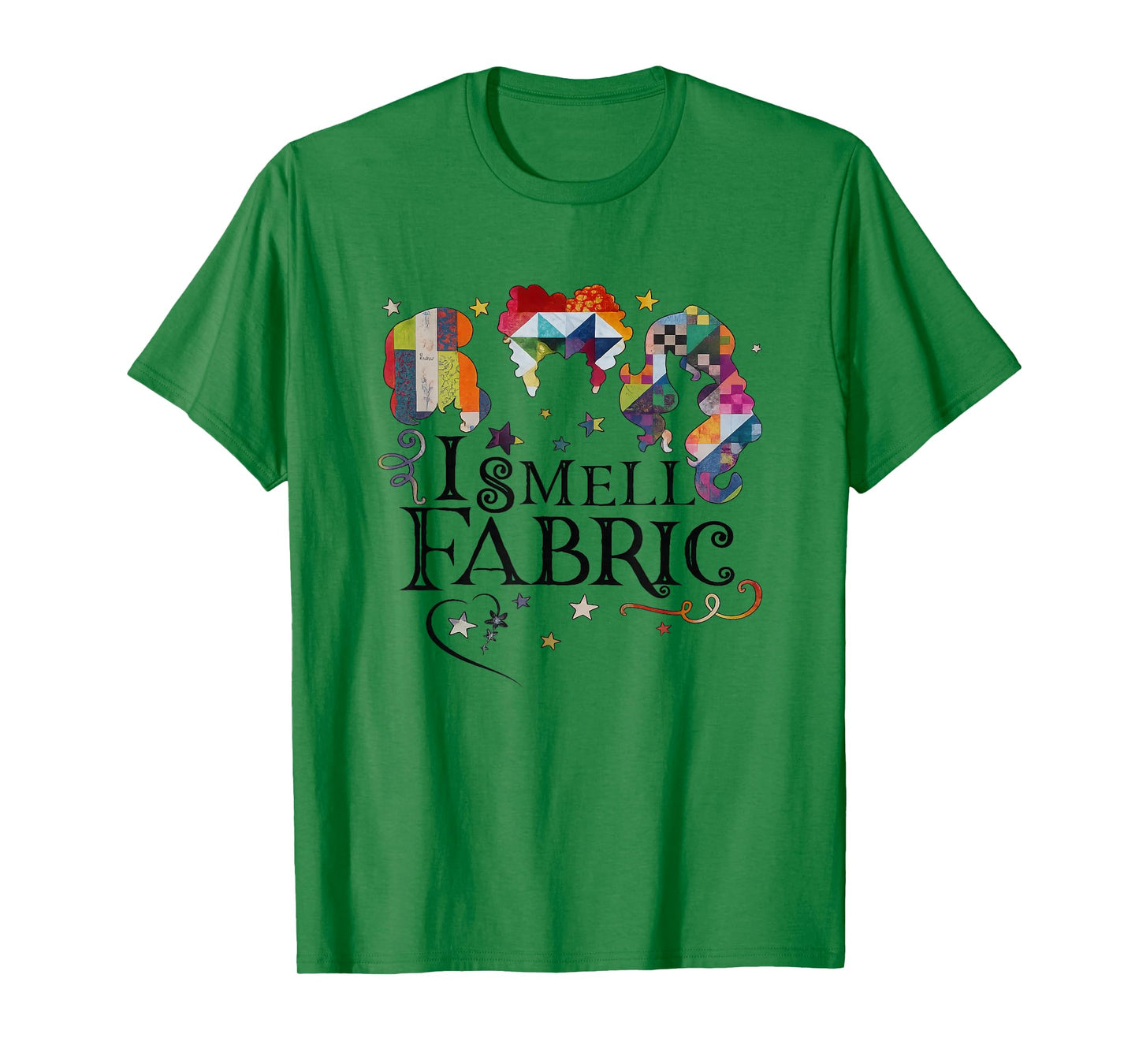 Funny Womens Quilting Quilter Sewer Sewing I Smell Fabric T-Shirt