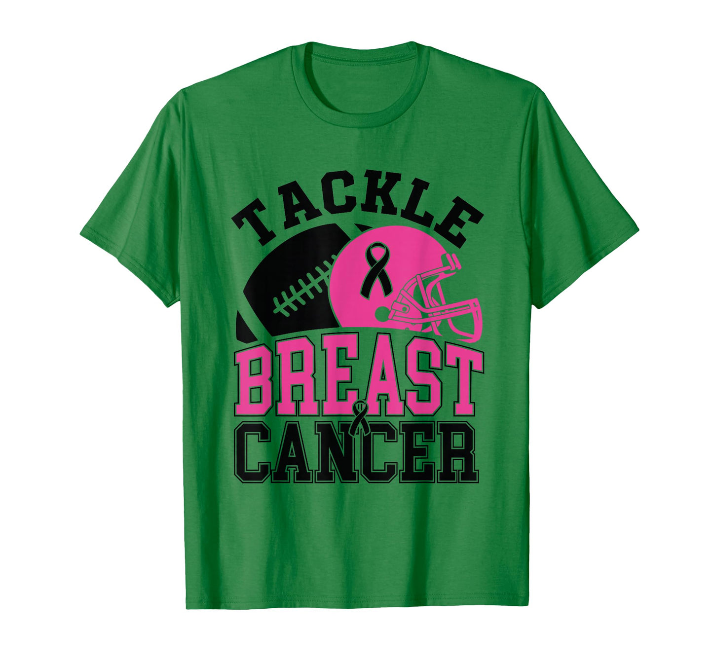 Tackle Breast Cancer Awareness American Football Women Kids T-Shirt