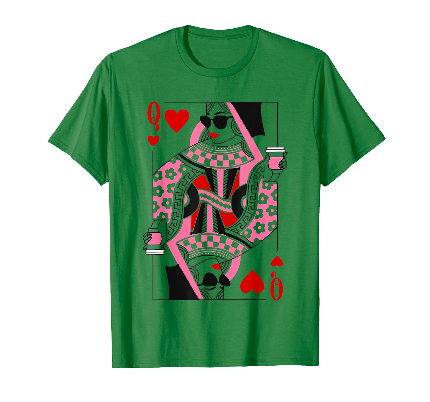 Queen of Hearts Coffee Lover T-Shirt