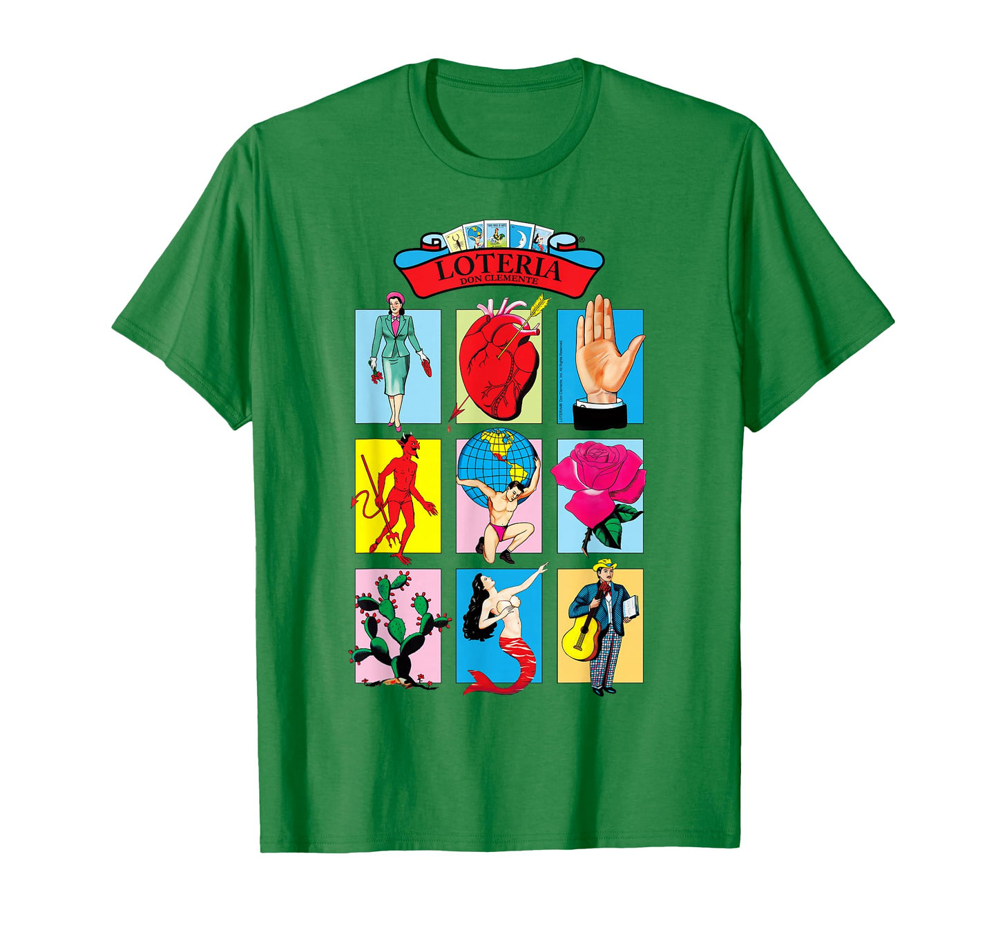 Loteria - Floating Cards Grid T-Shirt