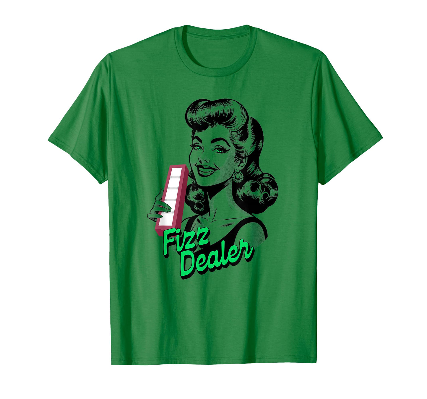 Fizz Dealer Retro Soda Pop Art Funny Vintage T-Shirt