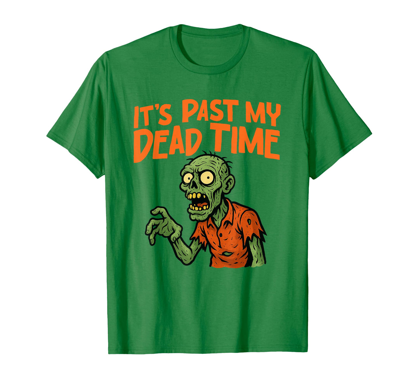 It’s Past My Dead Time Zombie Funny Halloween Costume T-Shirt