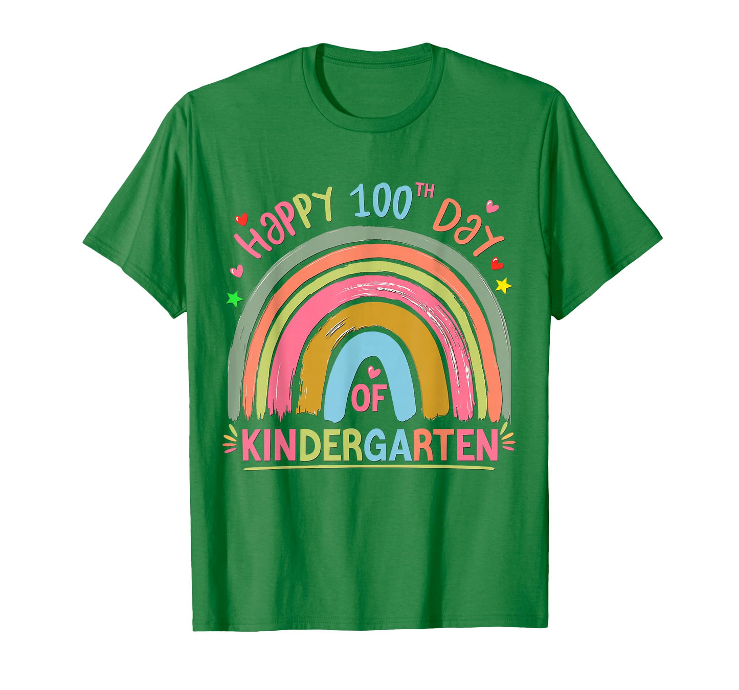 Happy 100 Days of School Teacher Girls Kids Womens T-Shirt