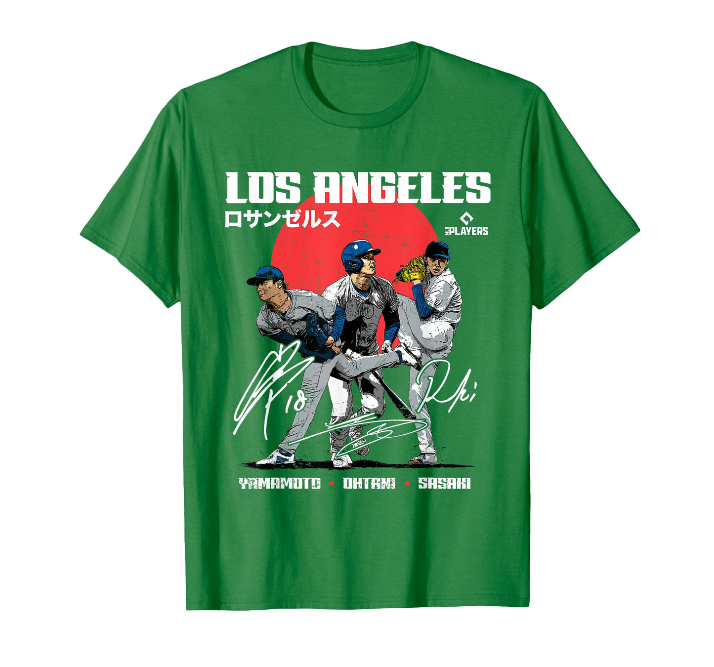 Yamamoto, Ohtani, Sasaki | LA MLB Players | MLBLATRIO201M T-Shirt