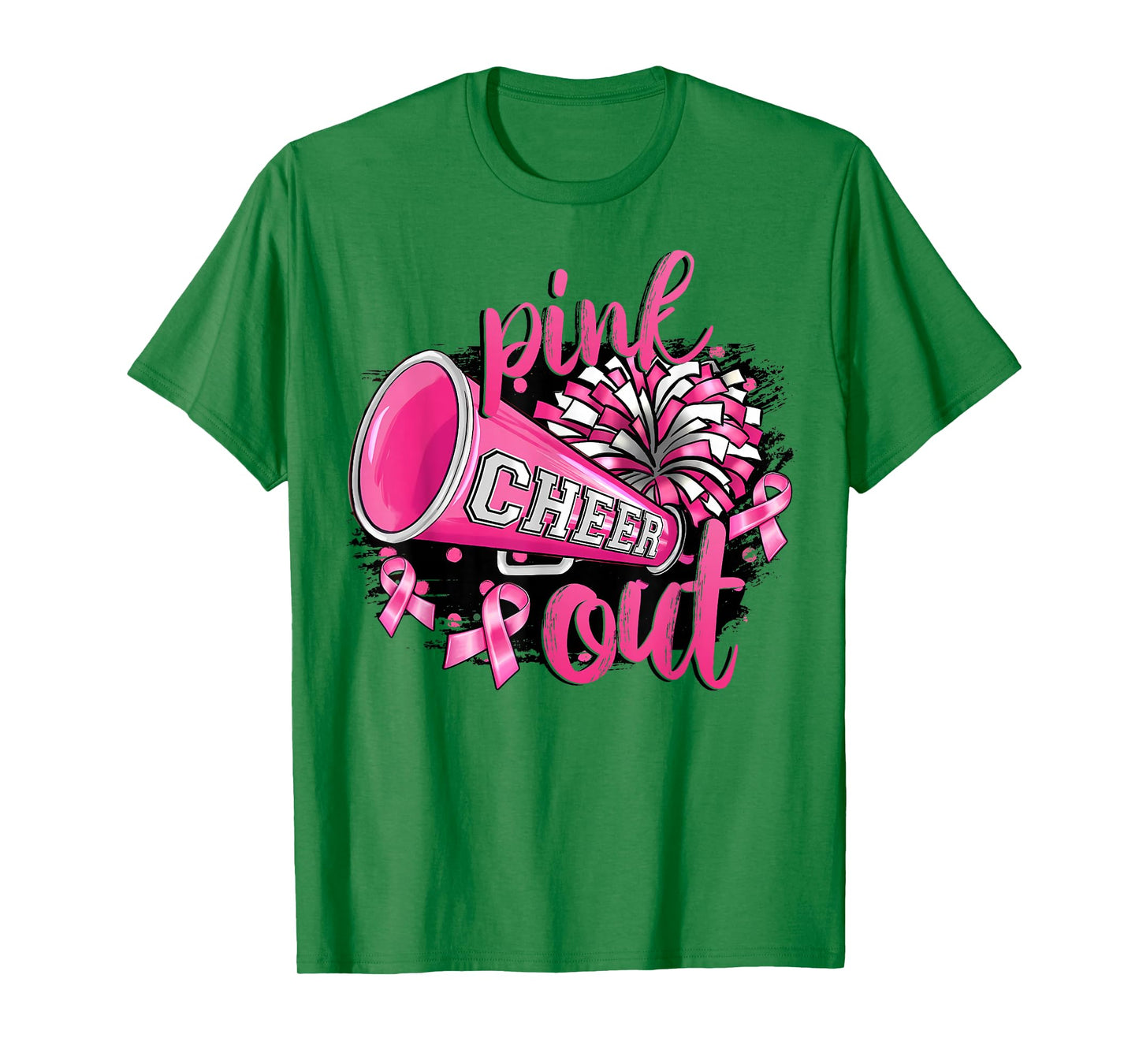 Pink Out Football Breast Cancer Awareness Cheer Mom Mama T-Shirt