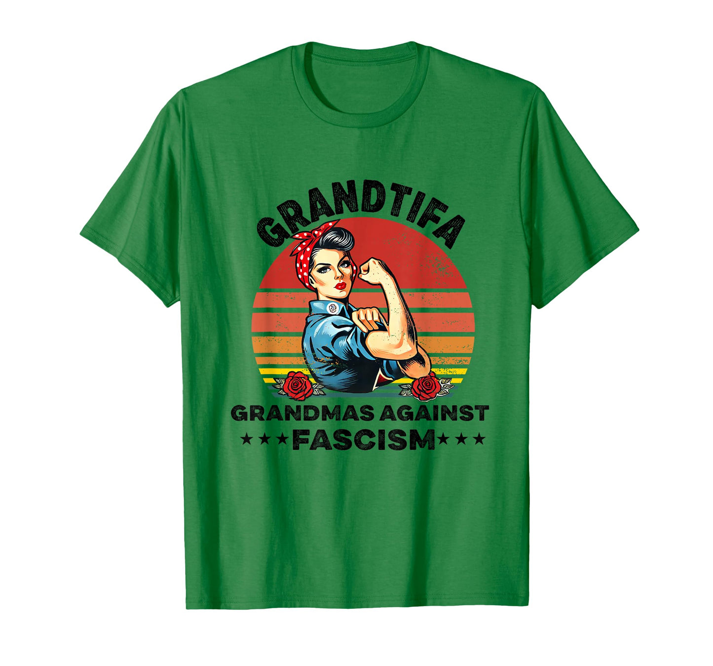 Grantifa Grandmas Against Fascism Protest Medusa Feminist T-Shirt