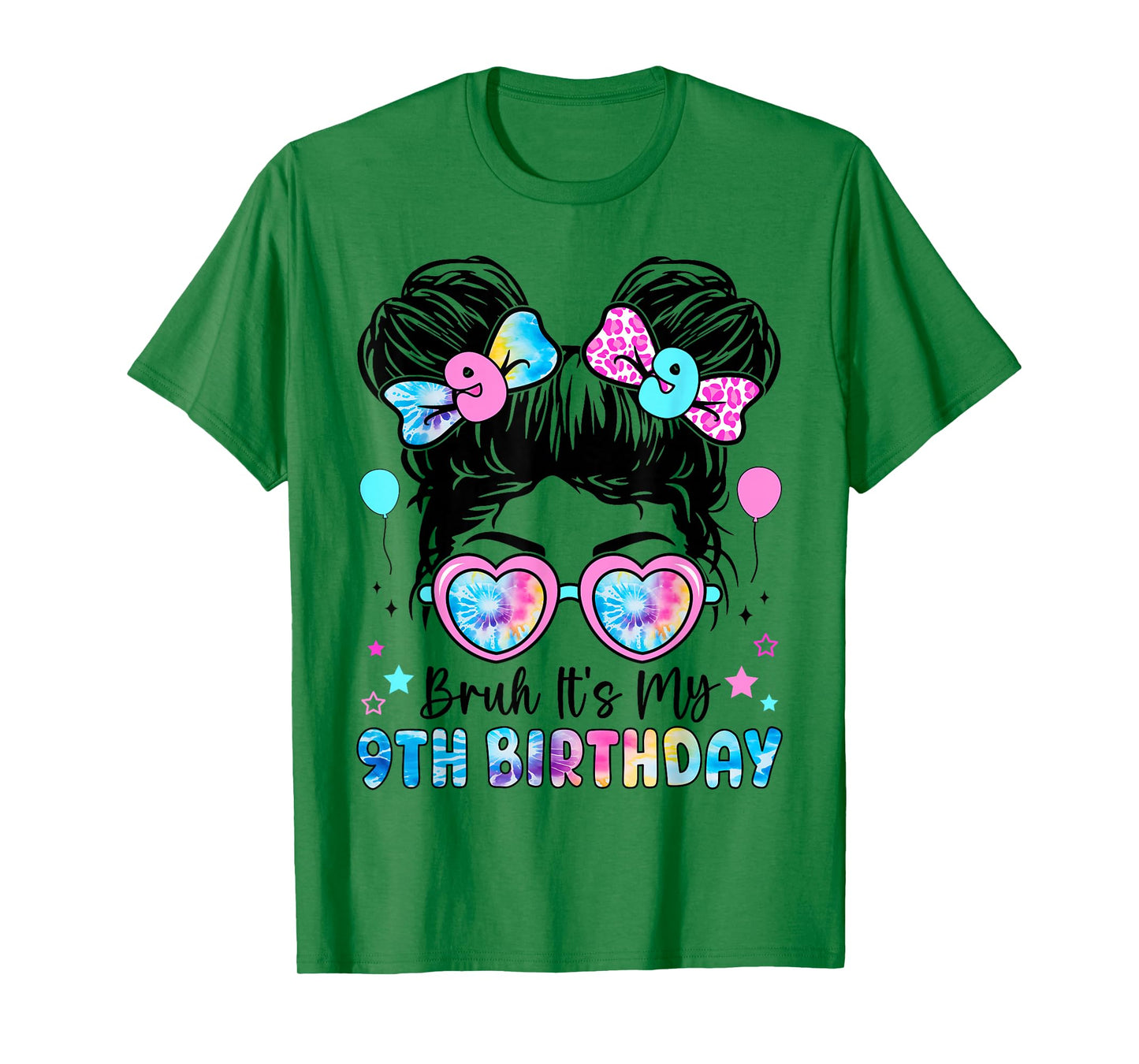Bruh It's My 9th Birthday 9 Year Old Birthday For Girl T-Shirt