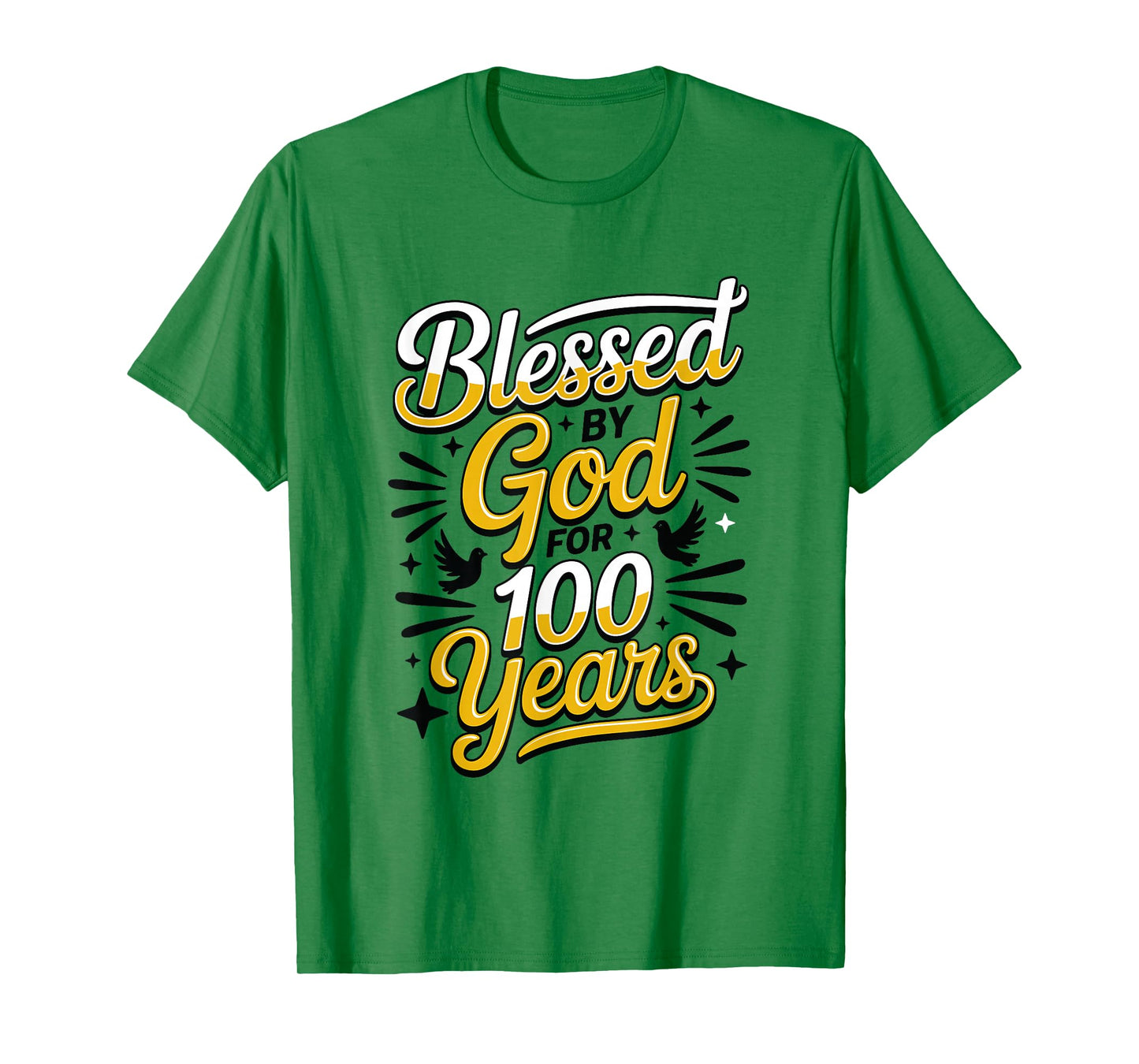 100th Birthday Religious Blessed by God for 100 Years T-Shirt