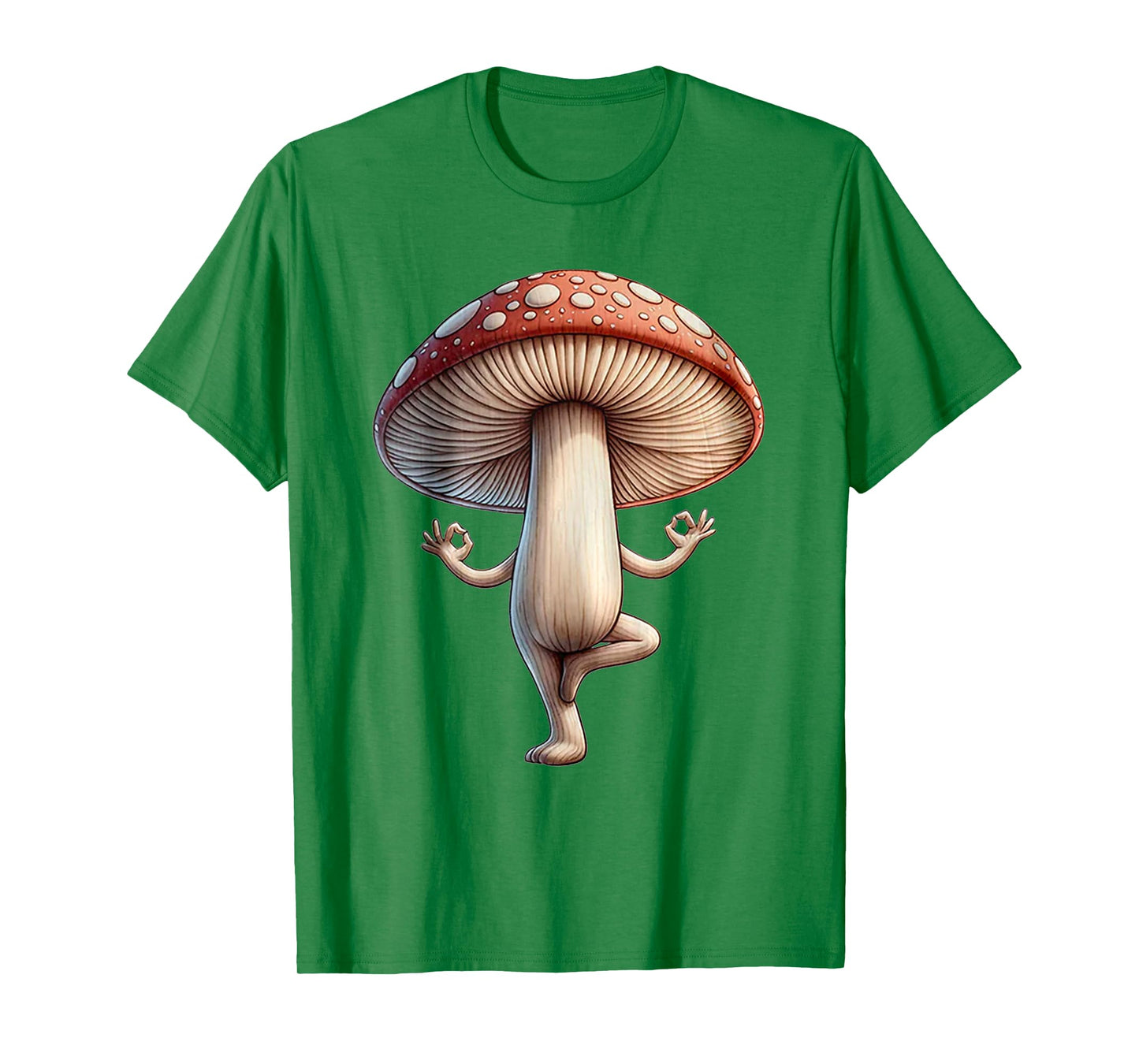 Funny Yoga Mushroom T-Shirt