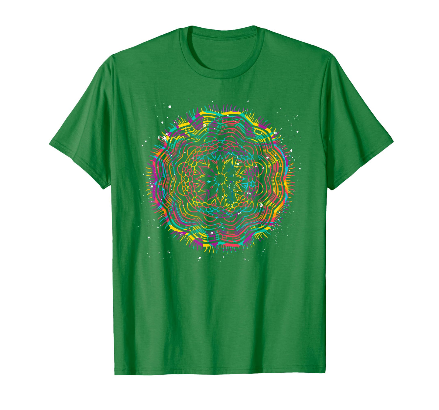 Bohemian Fractal Geometry Yogi Spiritual Mandala T-Shirt