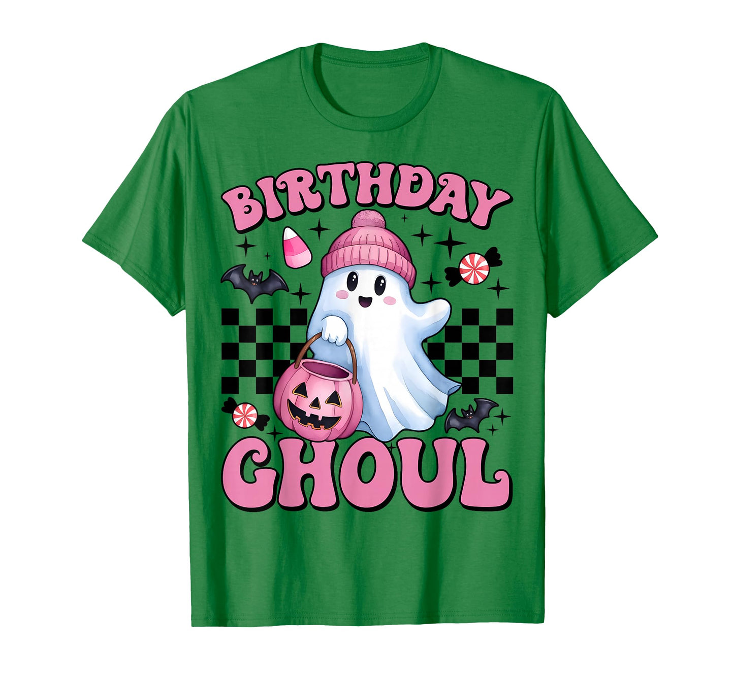 Birthday Ghoul Halloween Bday Party Anniversary Toddler Girl T-Shirt