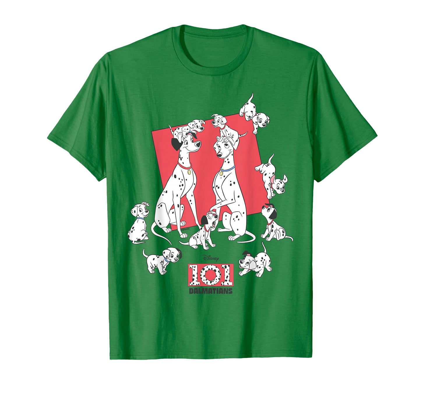 Disney 101 Dalmatians Pongo Perdita Puppies Family T-Shirt