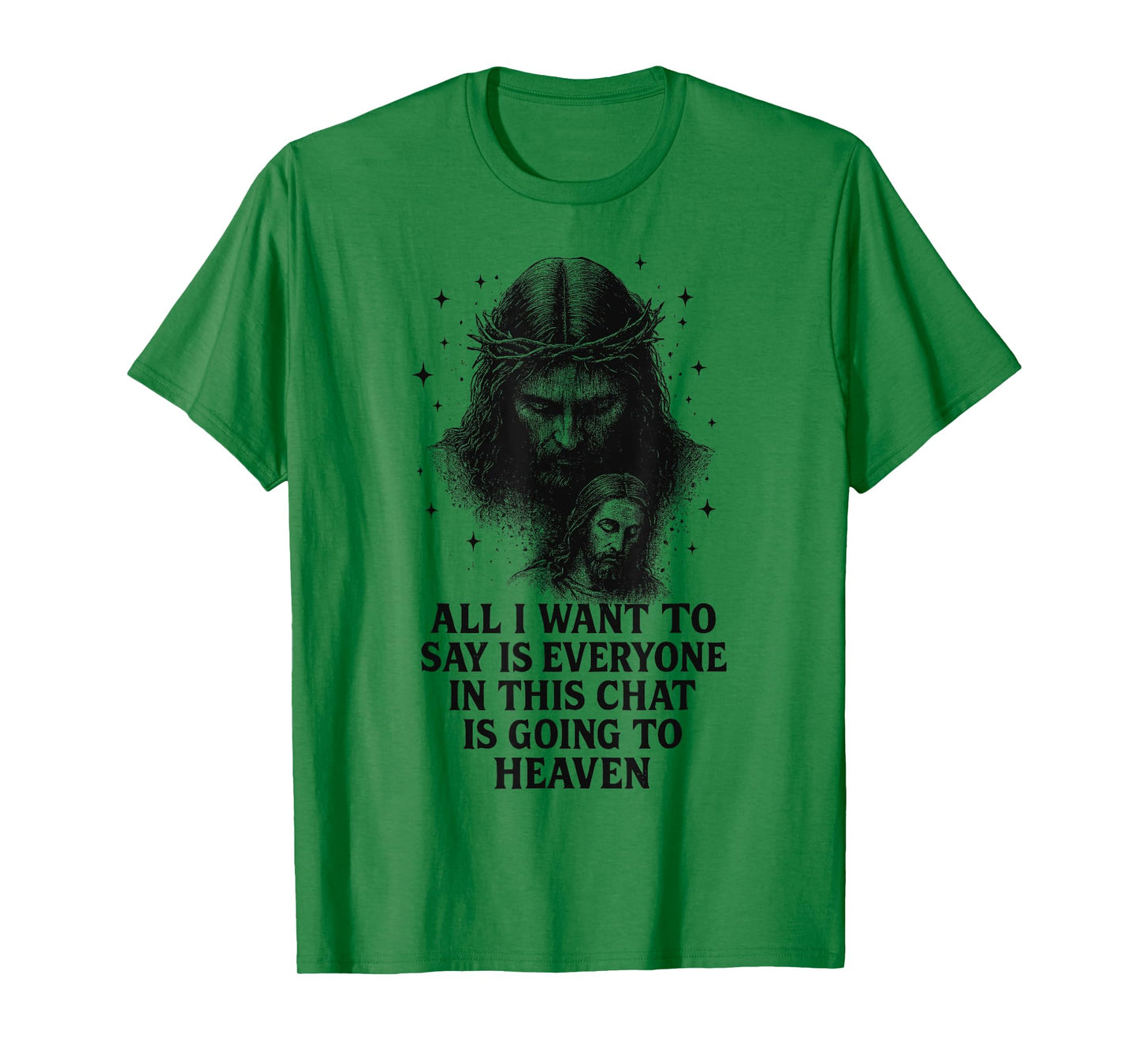 Jesus Crown of Thorns Religious Christian T-Shirt