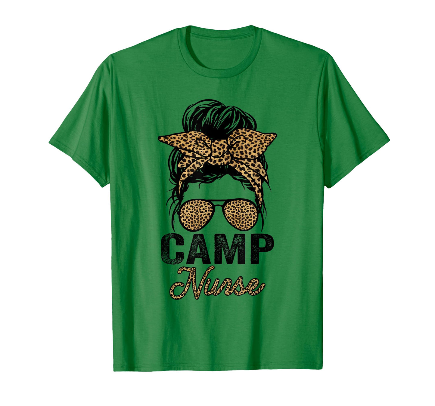 Camp Nurse Appreciation Day Tees, Leopard For Women Nurses T-Shirt