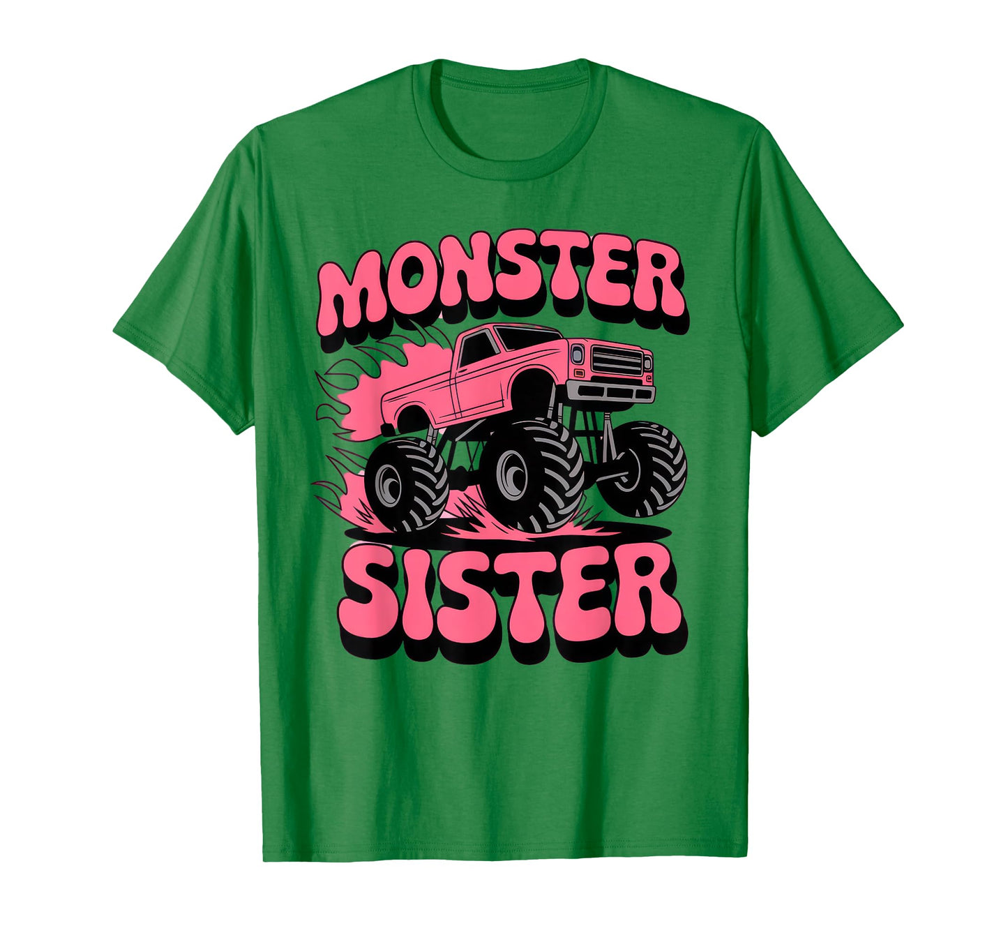 Monster Truck Sister Monster Truck Are My Jam Truck Lovers T-Shirt