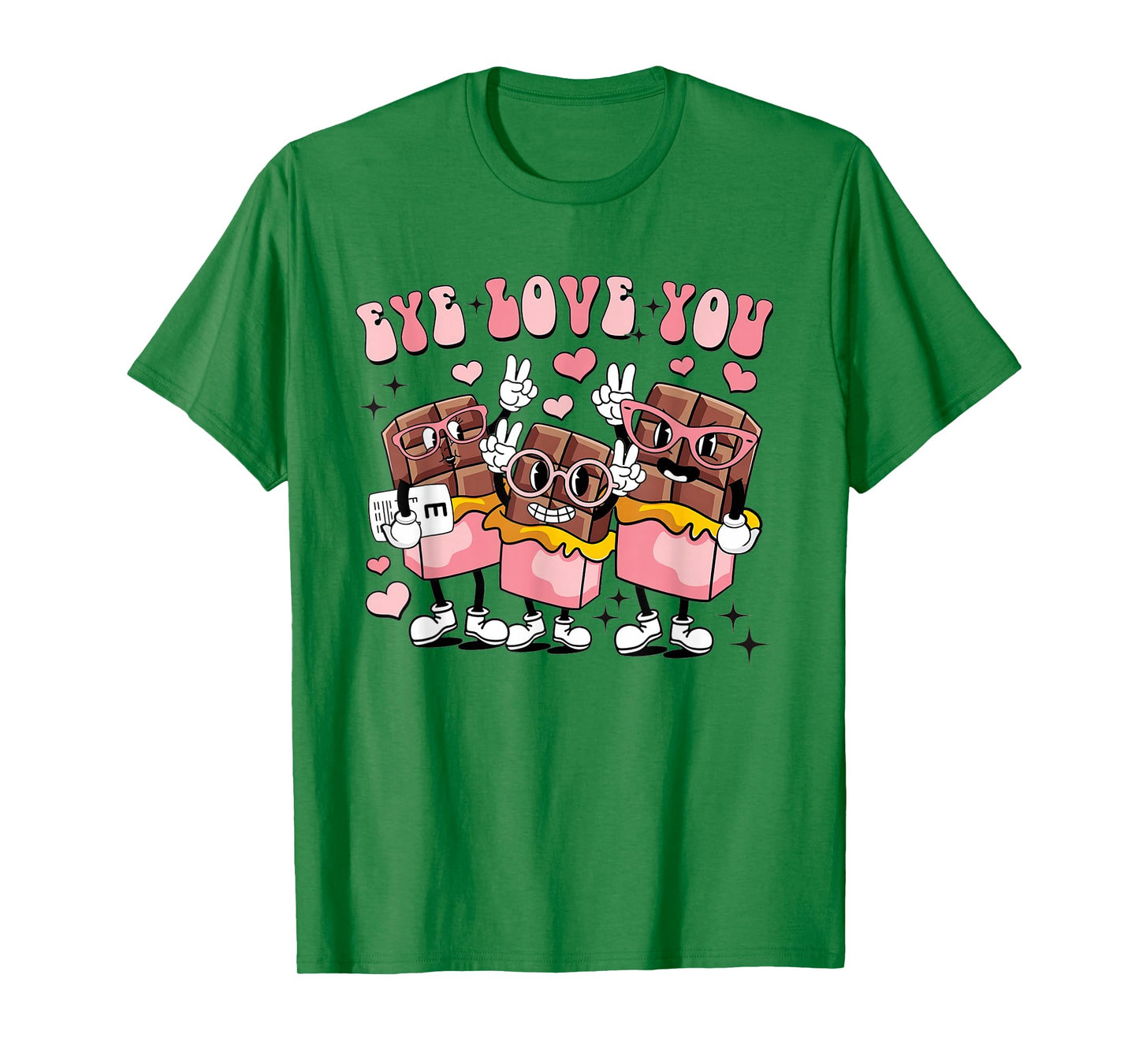 Women Eye Love You Valentine Optometry Sight Squad Optician T-Shirt