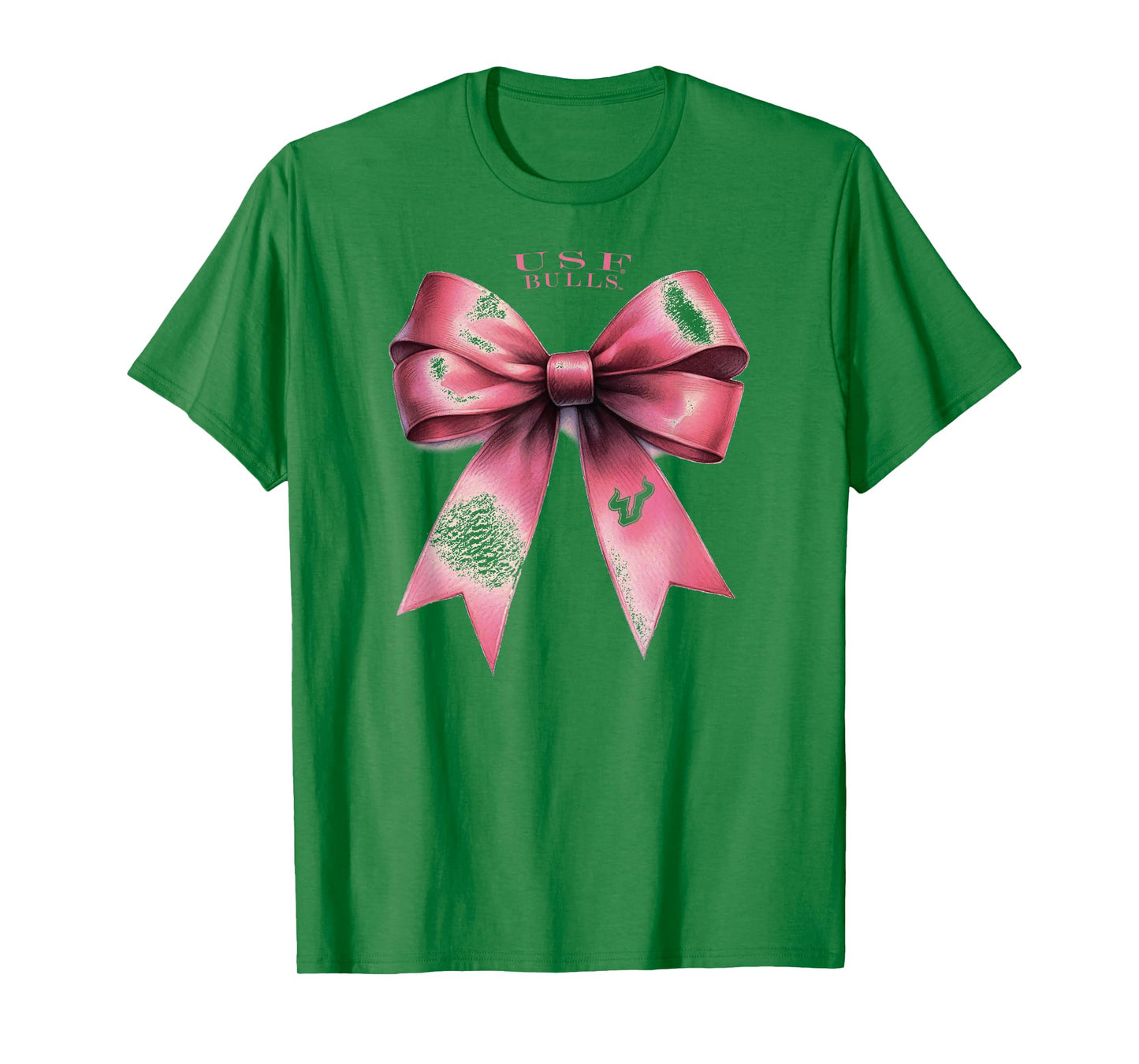 South Florida Bulls Bow Pink Officially Licensed T-Shirt