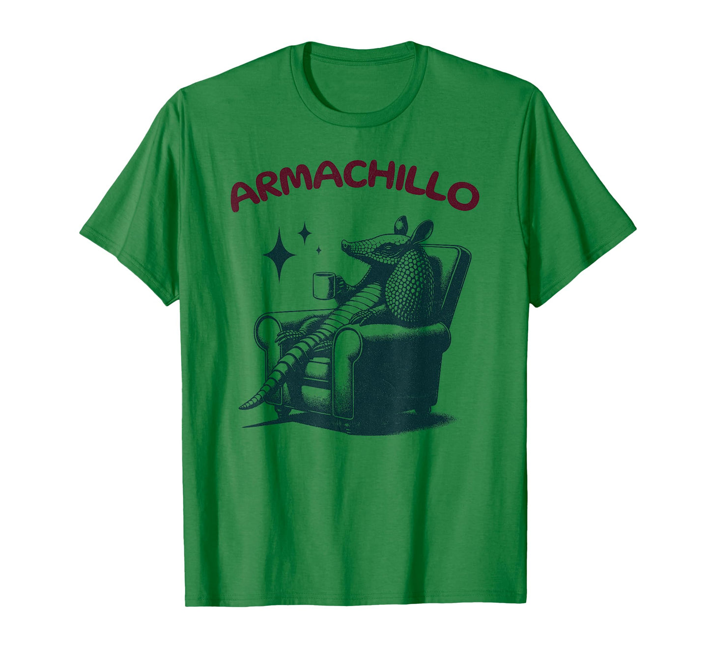 Armachillo - Funny Chilling Armchair Armadillo T-Shirt