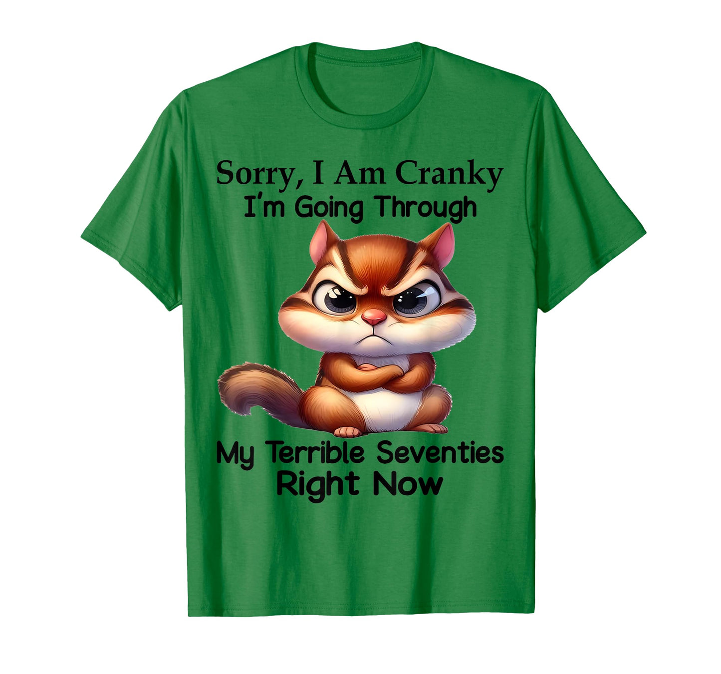 Cute Squirrel Sorry I Am Cranky I'm Going Through T-Shirt