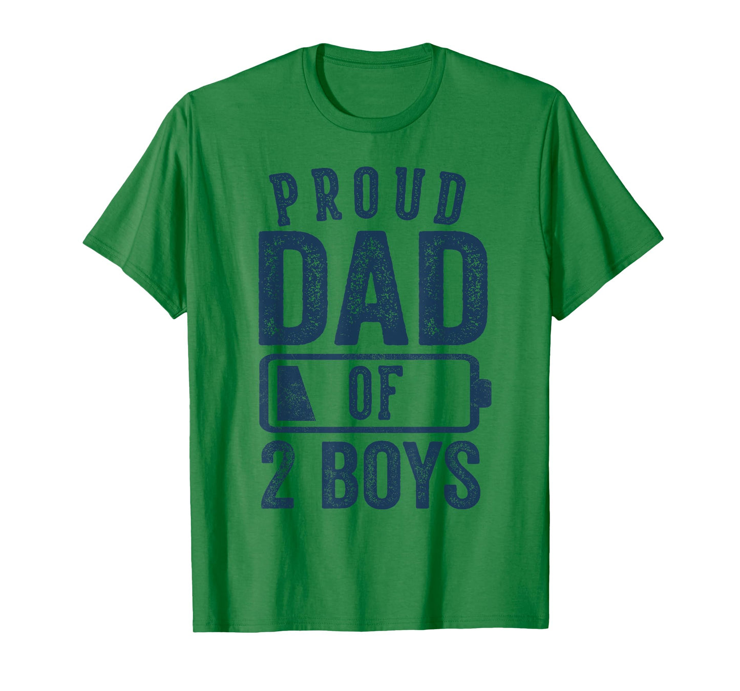 Proud Dad of 2 Boys Gifts Daddy of Two Sons T-Shirt