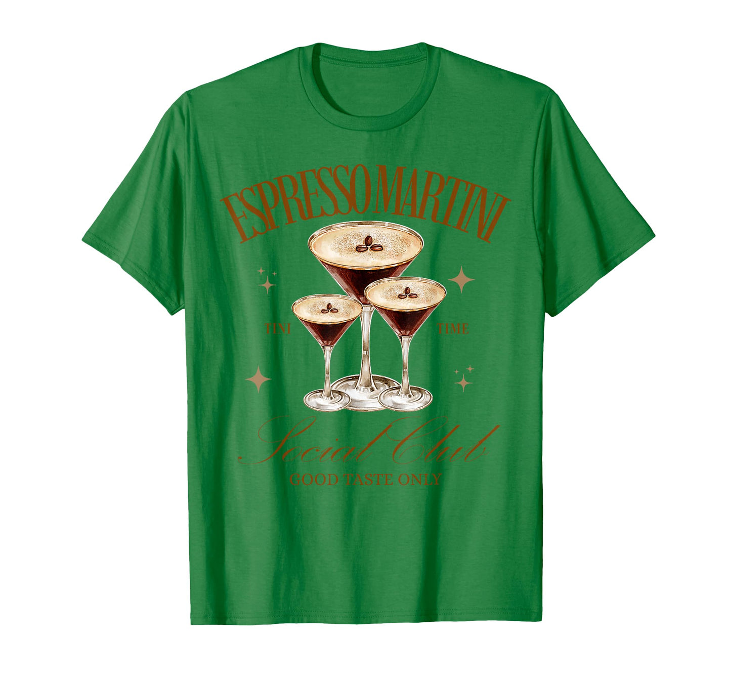 Womens Espresso Martini Social Club Drinking Cocktail T-Shirt