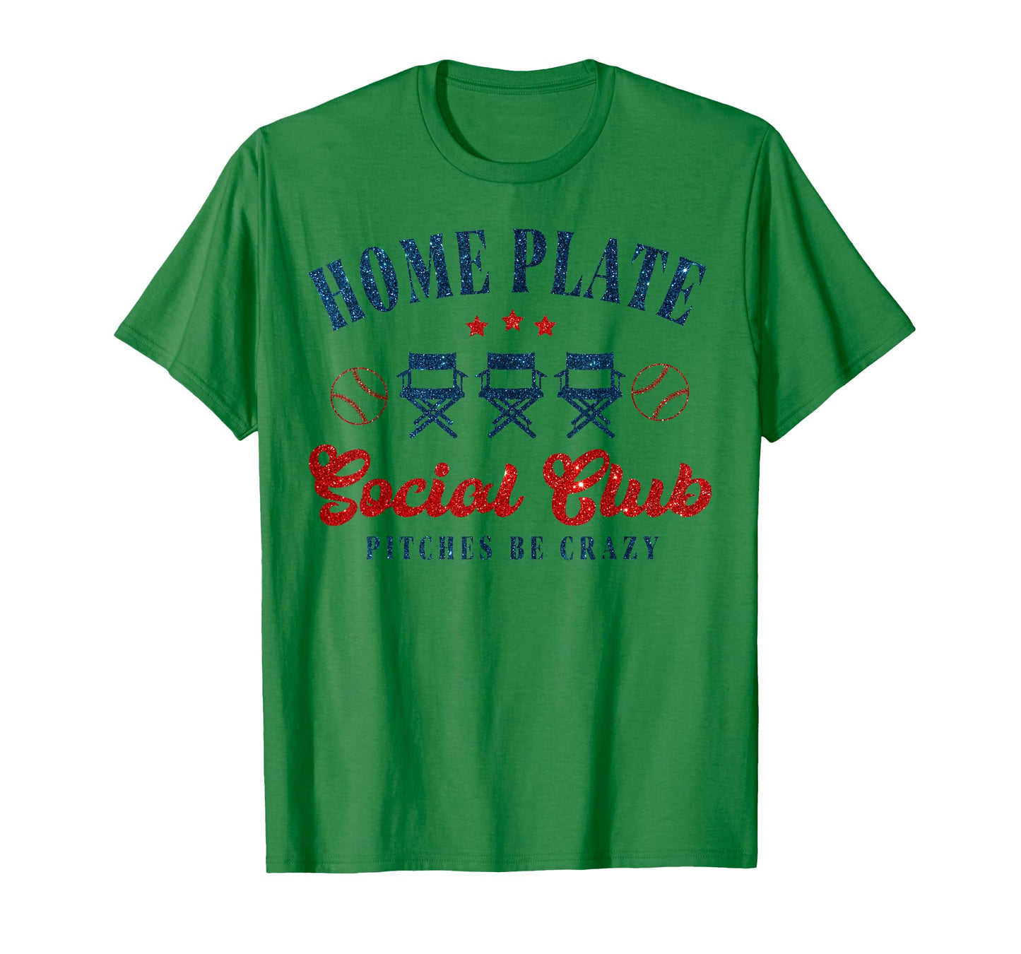Home Plate Social Club Pitches Be Crazy T-Shirt