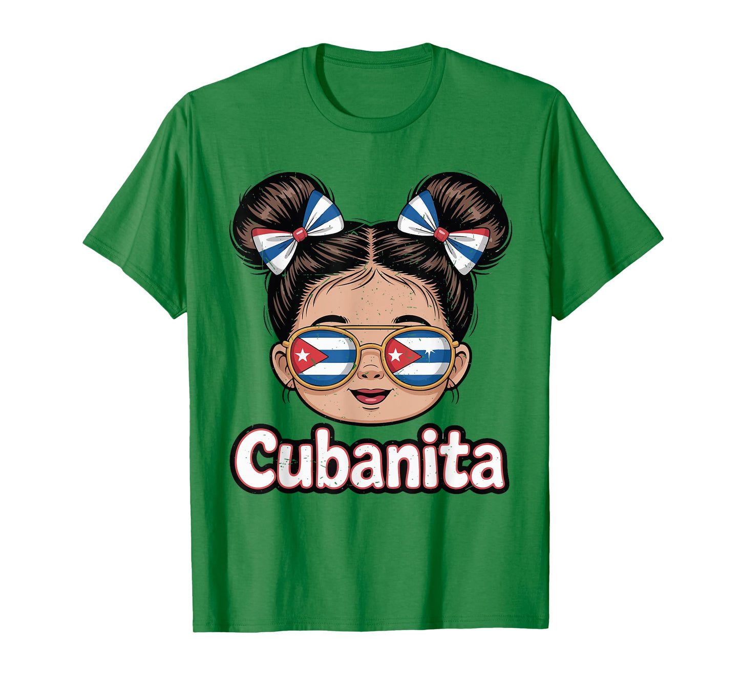 Toddler Girl Cuban Cubanita Hispanic Heritage Month Cuba T-Shirt