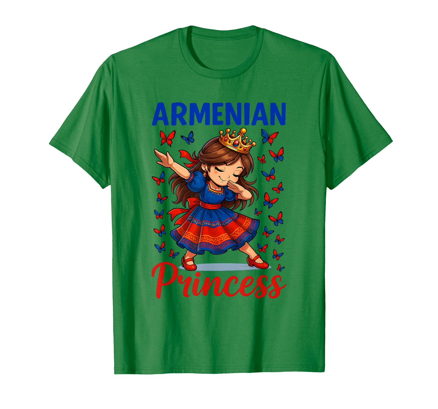 Armenian Princess Dabbing Girl Cultural Dress Souvenir Kids T-Shirt