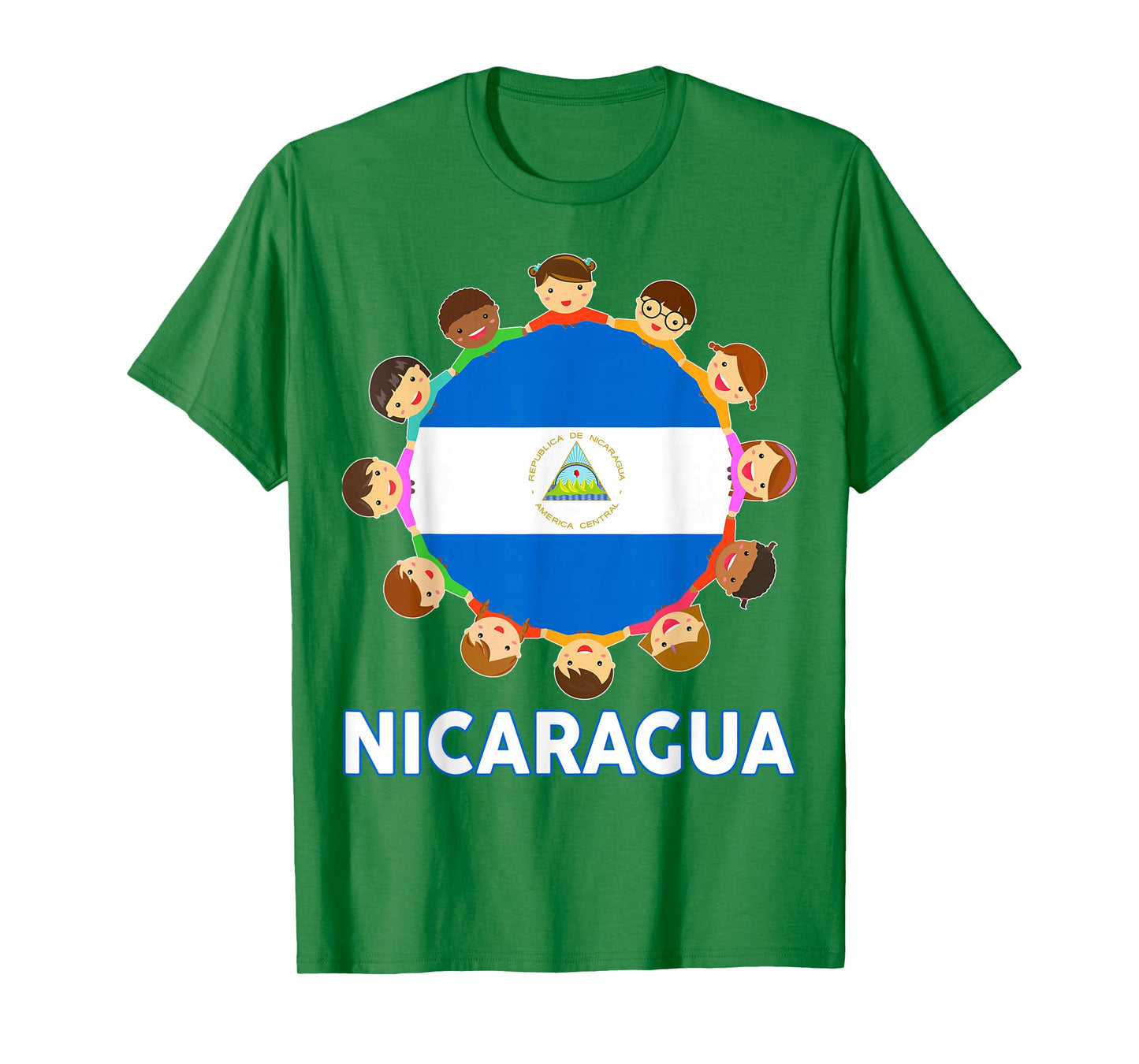 Toddler Nicaragua Flag Nicaraguan Hispanic Heritage Men Boy T-Shirt